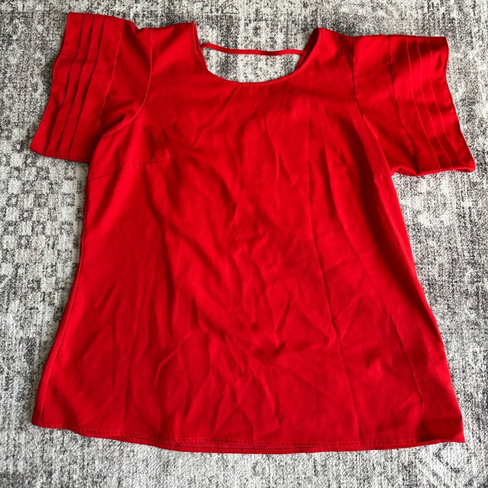 City Chic blouse, Red, M(16)